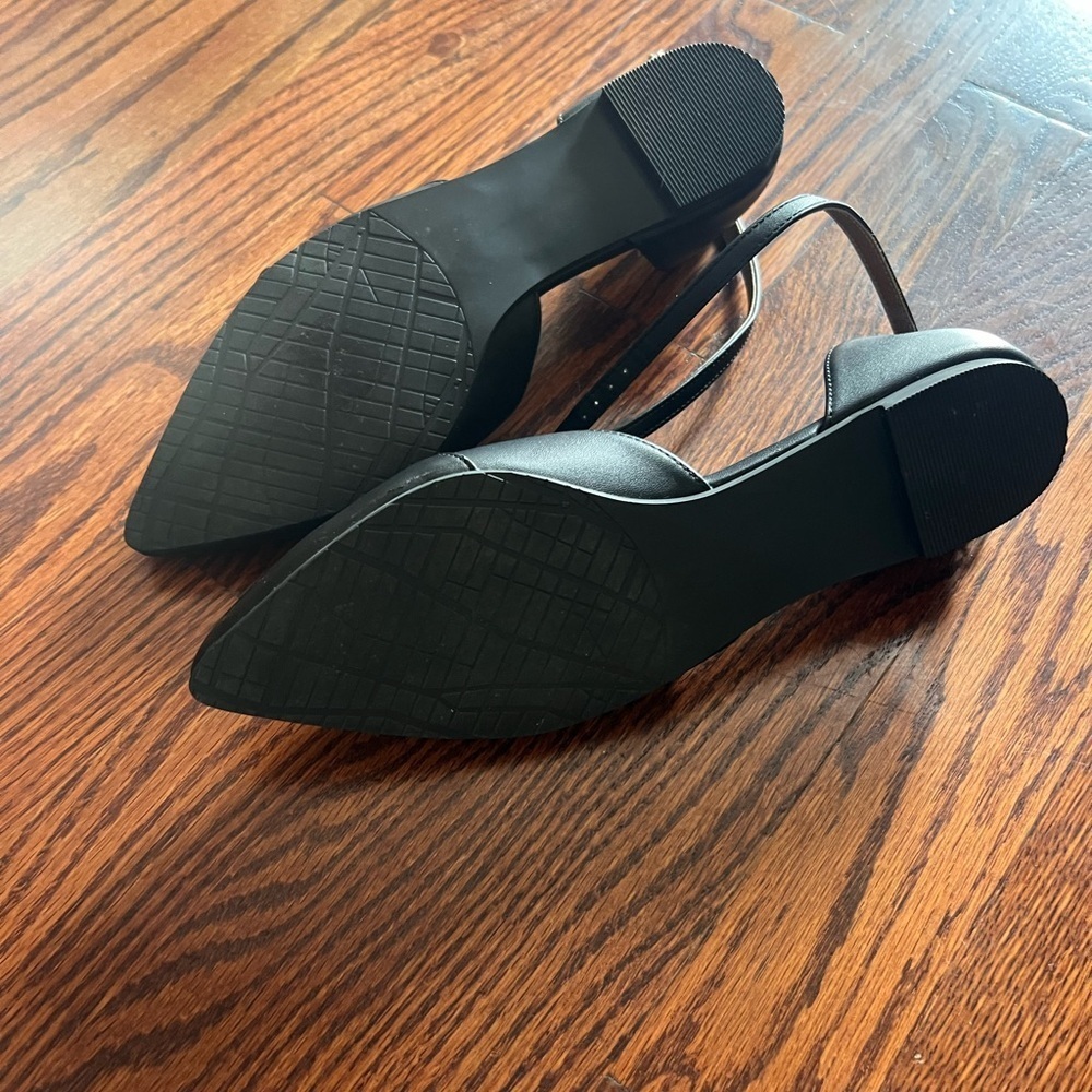 14th and Union Black Women's flat shoes with straps size 7.5 - Picture 4 of 6